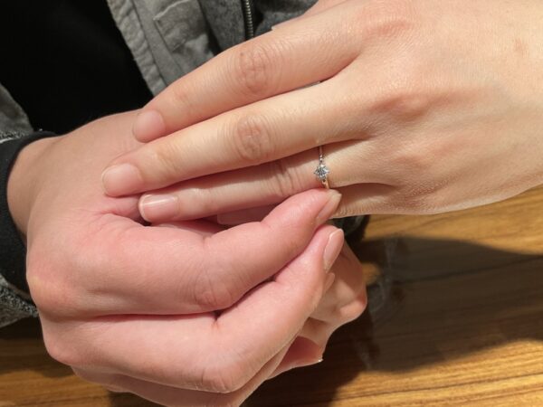 和歌山県紀の川市｜LAPAGE（ラパージュ）の婚約指輪をご成約いただきました