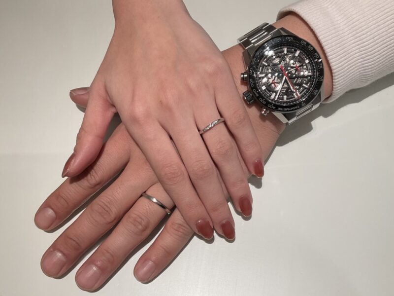 大阪府堺市｜高品質ダイヤモンドet.lu（エトル）の結婚指輪をご成約いただきました