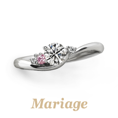 大阪で人気なマリアージュのおしゃれな婚約指輪シェリール