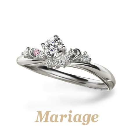 大阪で人気なマリアージュのおしゃれな婚約指輪ビーナス