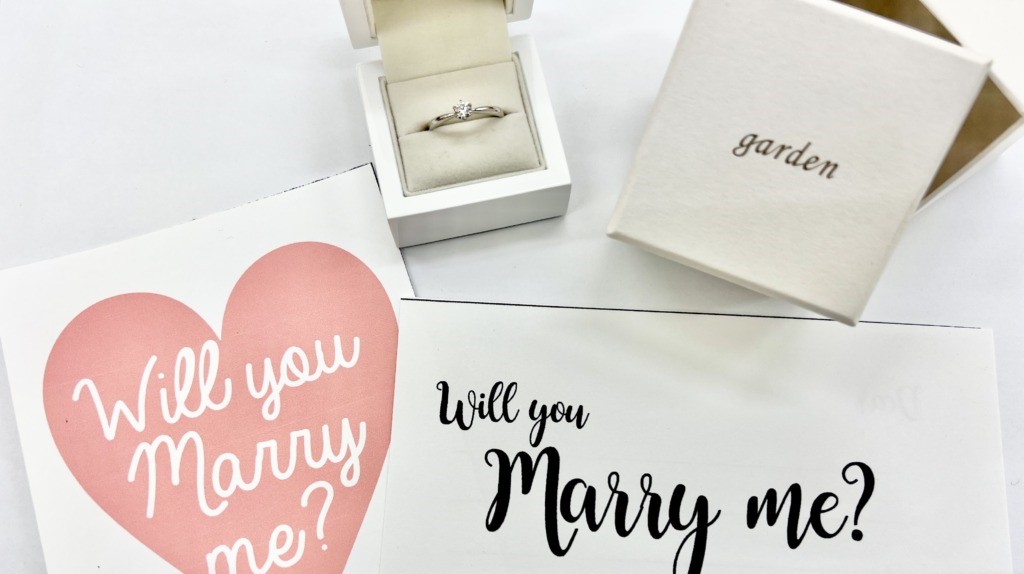 婚約指輪サプライズプロポーズ相談フェアの予約特典メッセージカード