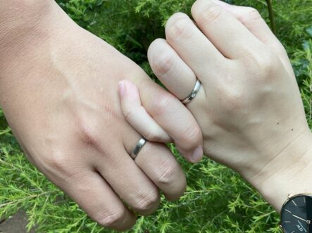 東大阪市｜鍛造製法の結婚指輪のフィッシャーをご成約いただきました