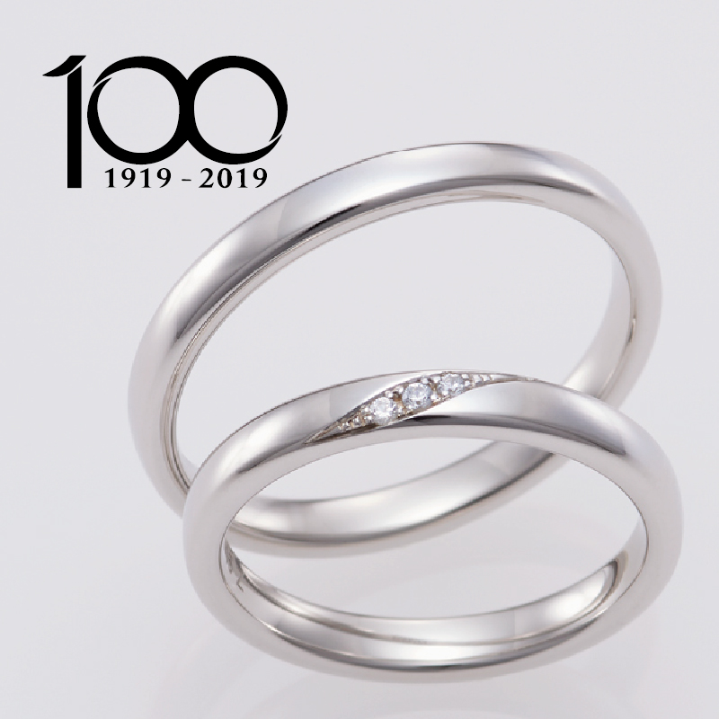 和歌山で人気プラチナ結婚指輪デザイン18