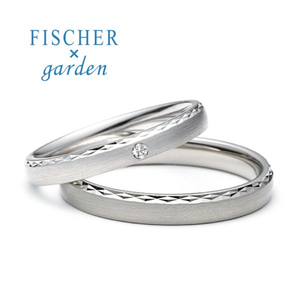 ガーデン本店の大阪で人気プラチナ結婚指輪ブランドフィッシャーデザイン5