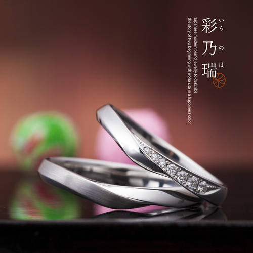 岸和田で人気プラチナ結婚指輪ブランドイロノハデザイン14