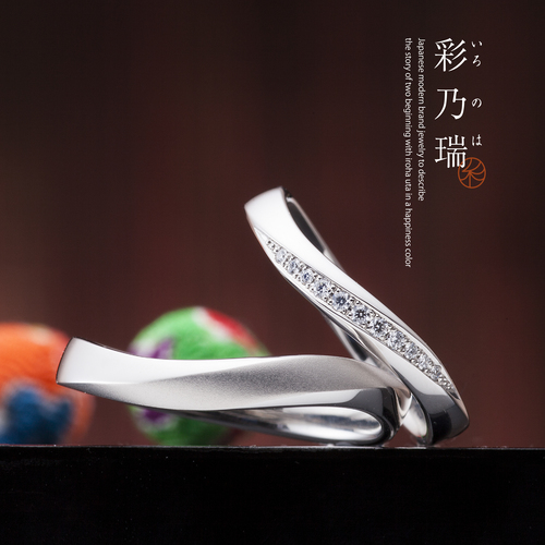 岸和田で人気プラチナ結婚指輪ブランドイロノハデザイン16