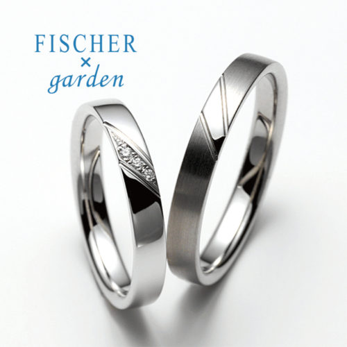 ガーデン本店の大阪で人気プラチナ結婚指輪ブランドフィッシャーデザイン4