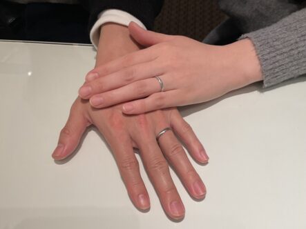 兵庫県尼崎市　吹田市｜丈夫で強い鍛造の結婚指輪フィッシャーをご成約いただきました