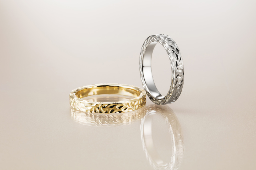 東大阪でおすすめのハワイアンジュエリーブランドでマカナのスリムタイプの結婚指輪デザイン