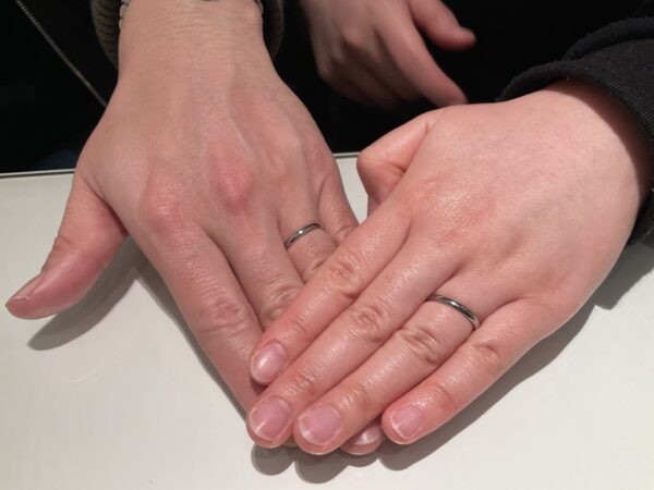 大阪府貝塚市｜鍛造で強い結婚指輪フィッシャーをご成約いただきました