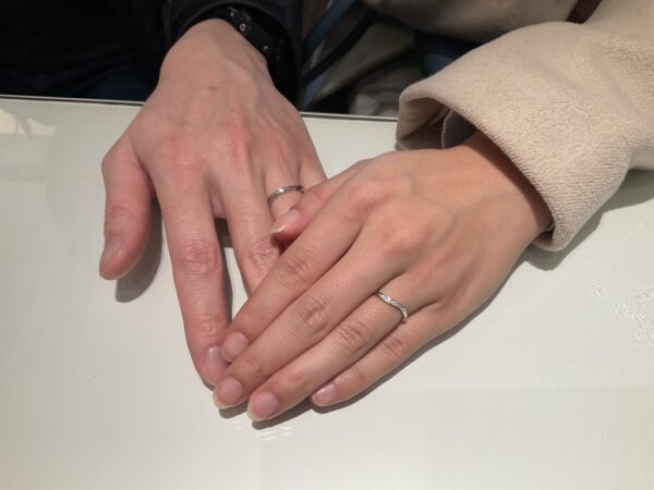 奈良市　鳥取市｜ミルクアンドストロベリーの結婚指輪のをご成約いただきました