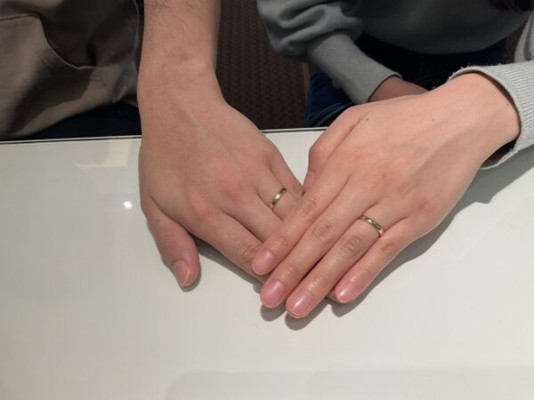 大阪府八尾市｜手作り結婚指輪をご成約いただきました