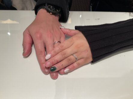 大阪府和泉市｜高品質なキラキラした結婚指輪マリアージュをご成約いただきました