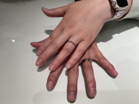 大阪府岸和田市｜高品質ブランドのマリアージュエントの結婚指輪をご成約いただきました
