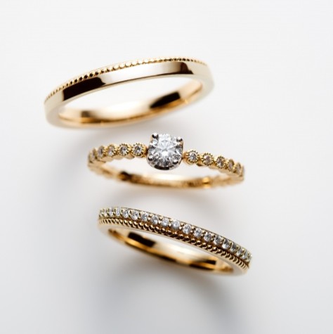 南大阪(堺市・和泉市・岸和田市)の関西最大級の品揃えガーデン本店の結婚指輪ロゼット3