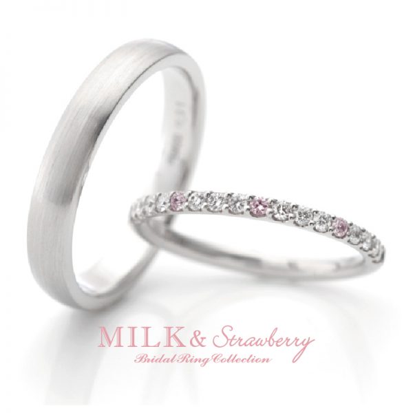 キラキラ感が半端ない素敵な結婚指輪