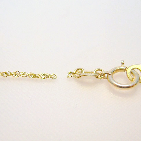 切れたネックレスの修理